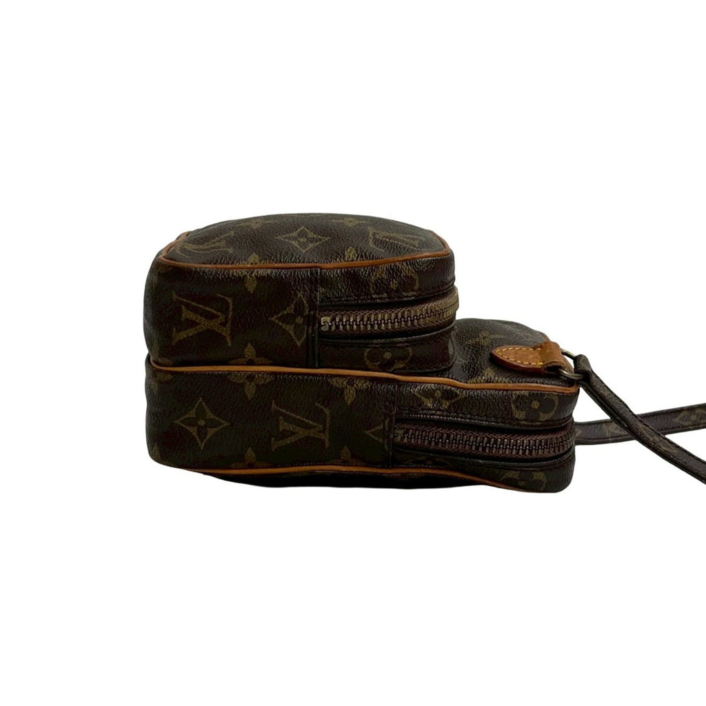 Louis Vuitton Brown Leather Pvc Pochette Shoulder Bag