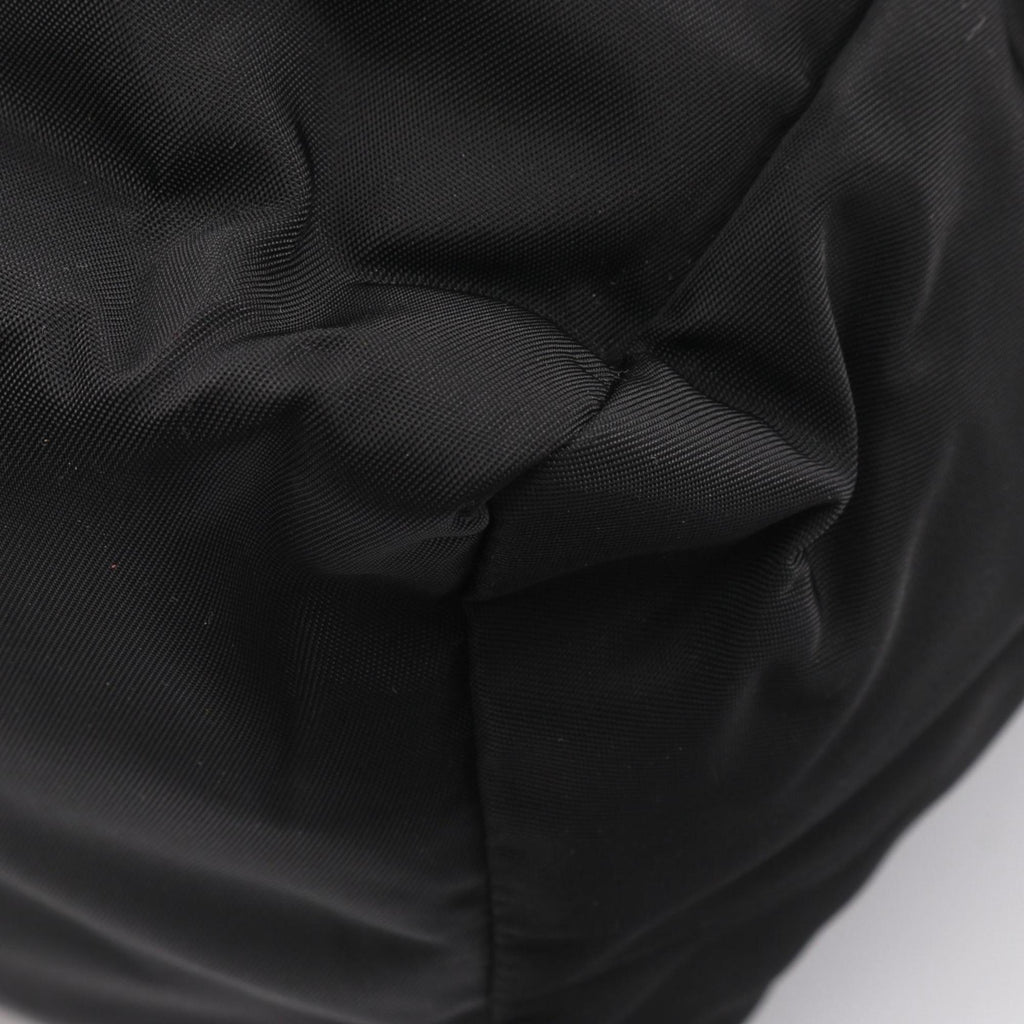 Bottega Veneta Black Nylon Clutch Bag