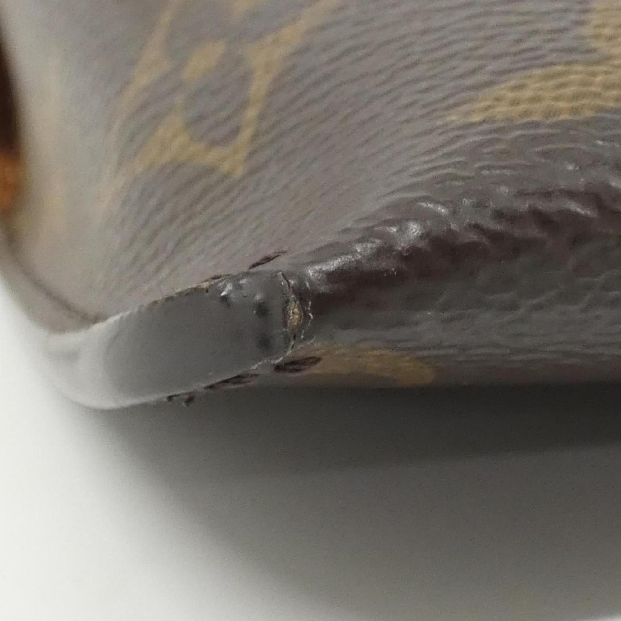 Louis Vuitton Caramel Marron Coated Canvas Leather Shoulder Bag