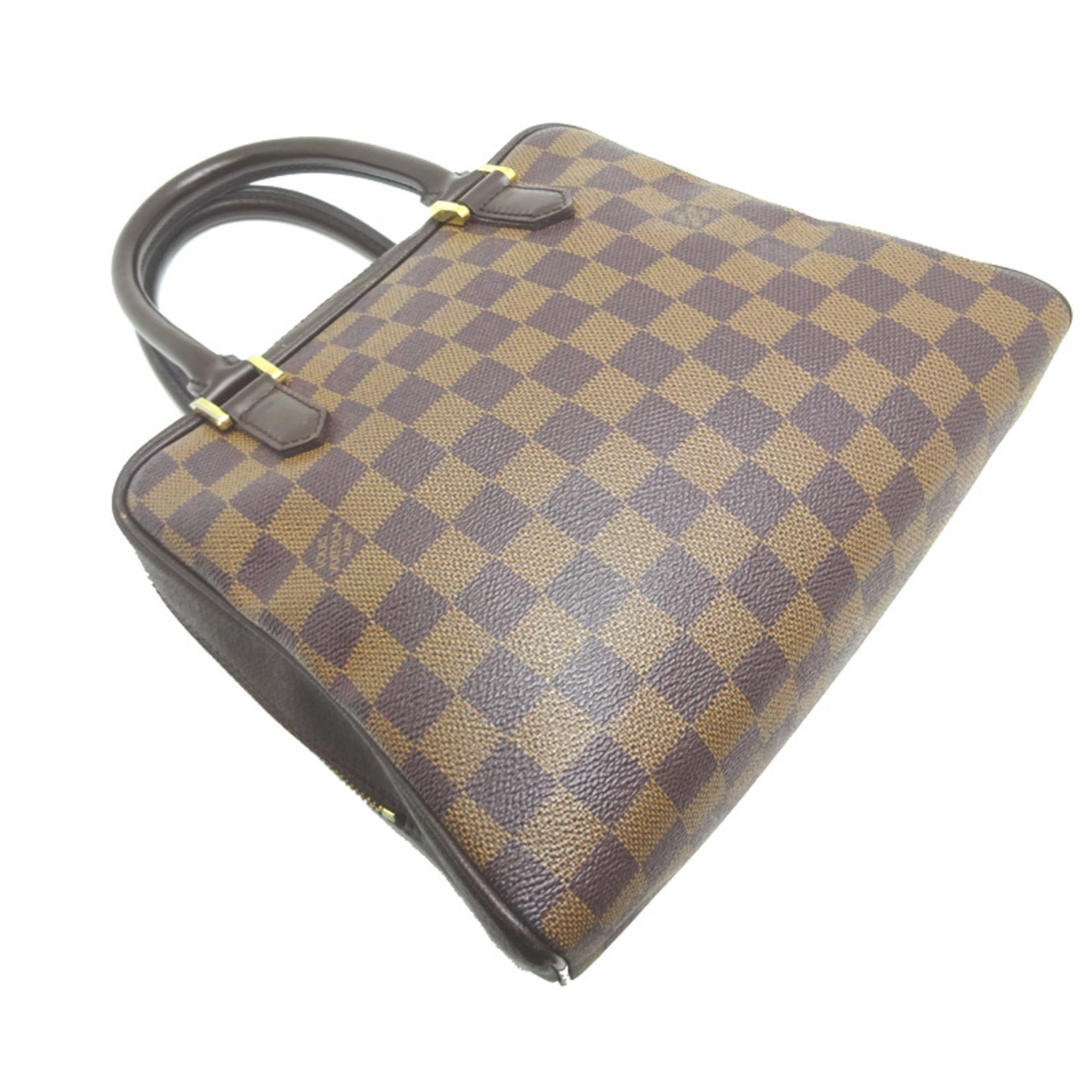 Louis Vuitton Brown Ebene Damier Canvas Handbag