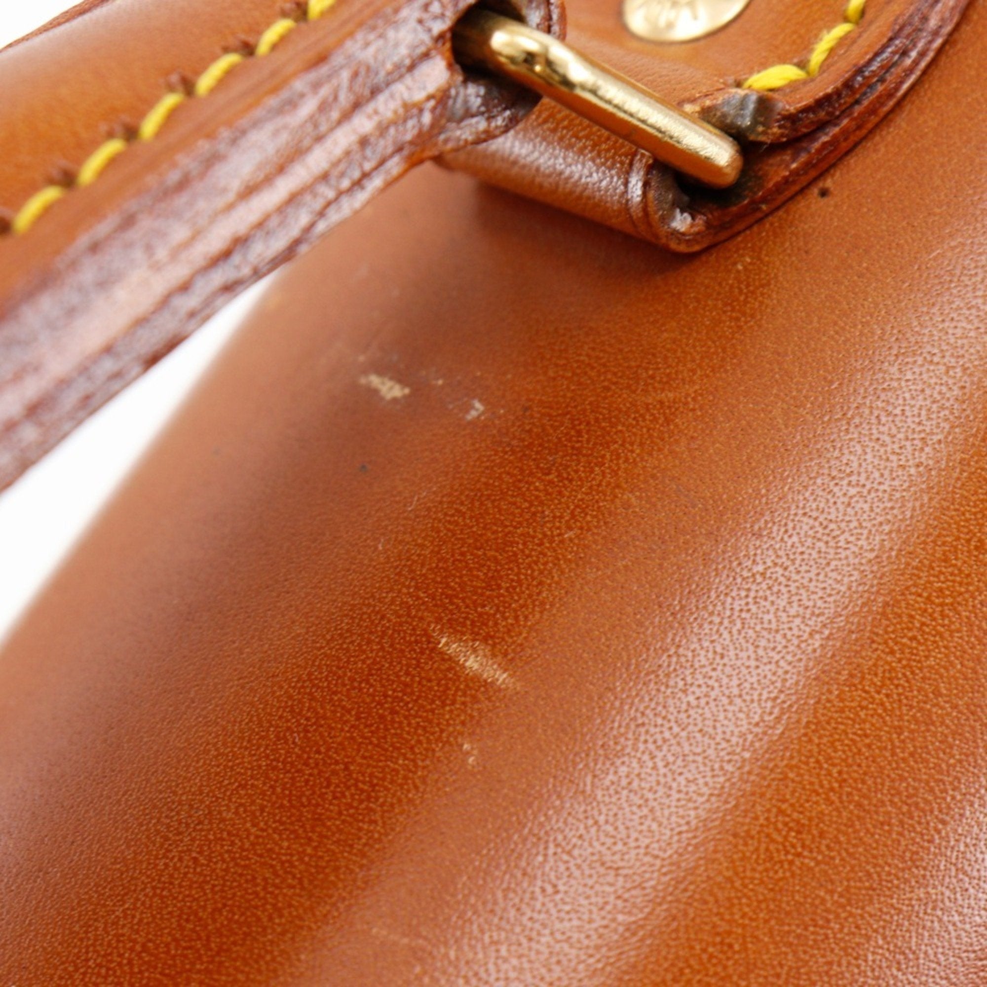 Louis Vuitton Brown Camel Nomade Leather Briefcase