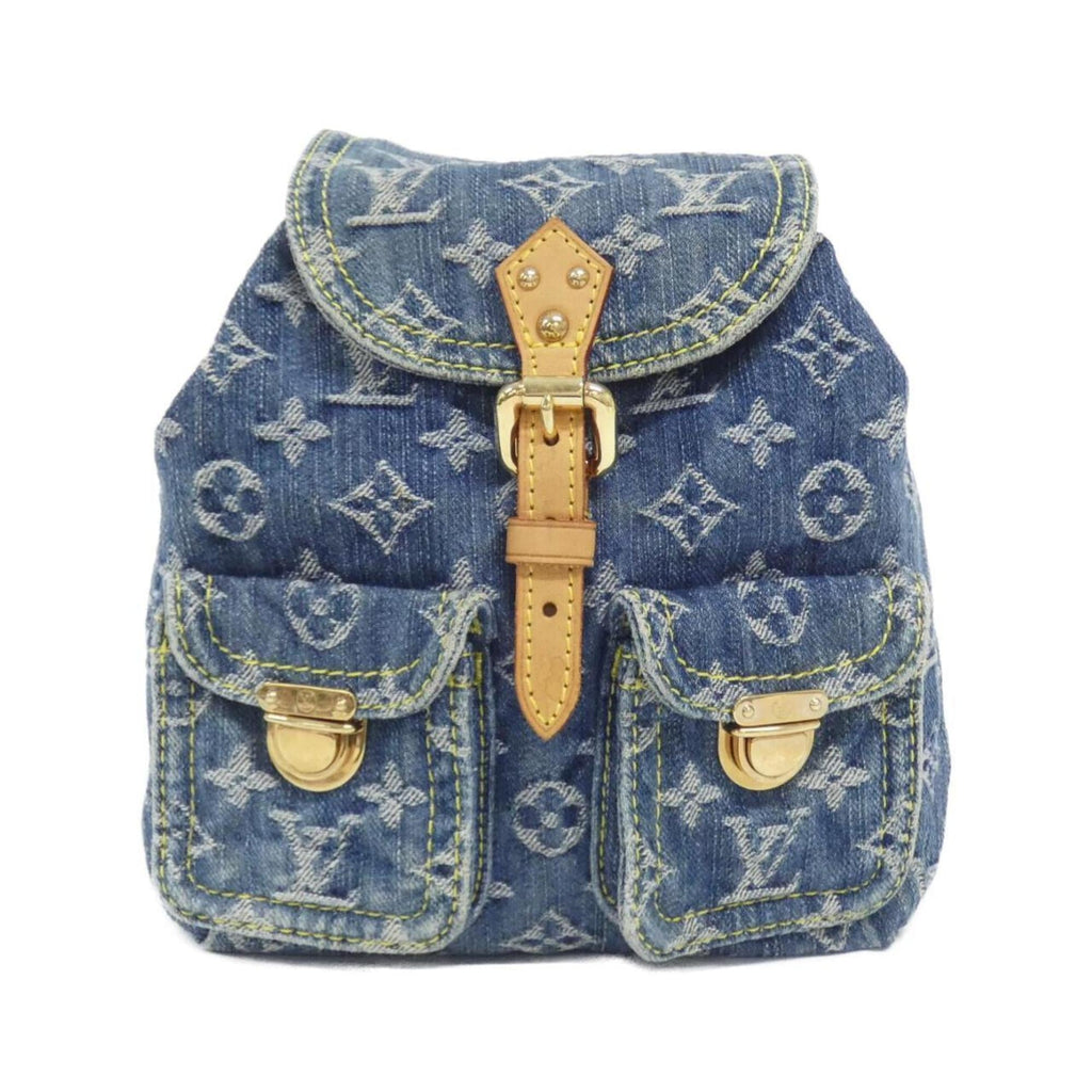 Louis Vuitton Blue Denim Backpack
