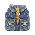 Louis Vuitton Blue Denim Backpack