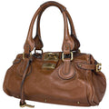 Chloé Paddington Brown Leather Handbag (Pre-Owned)