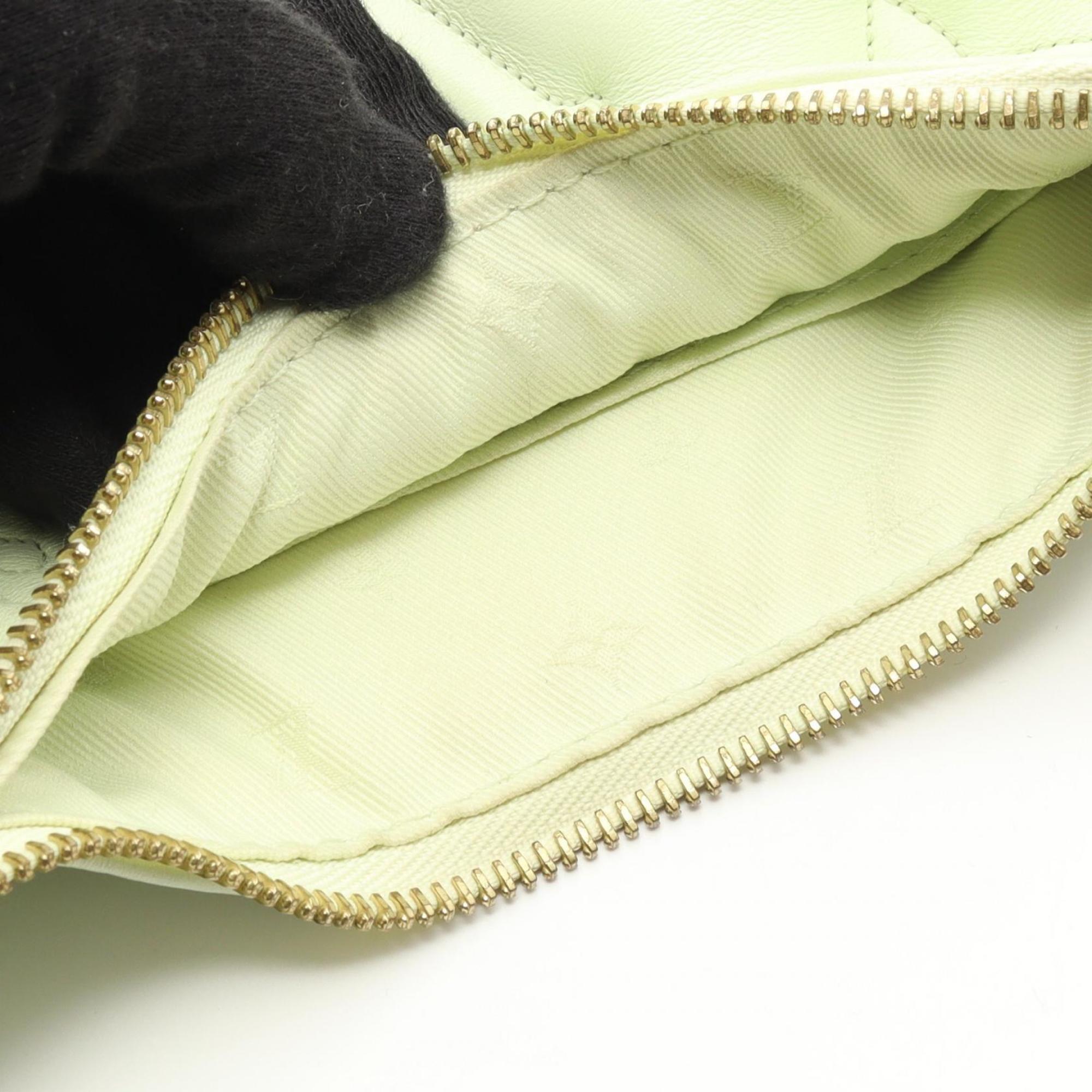 Louis Vuitton Green Leather Handbag