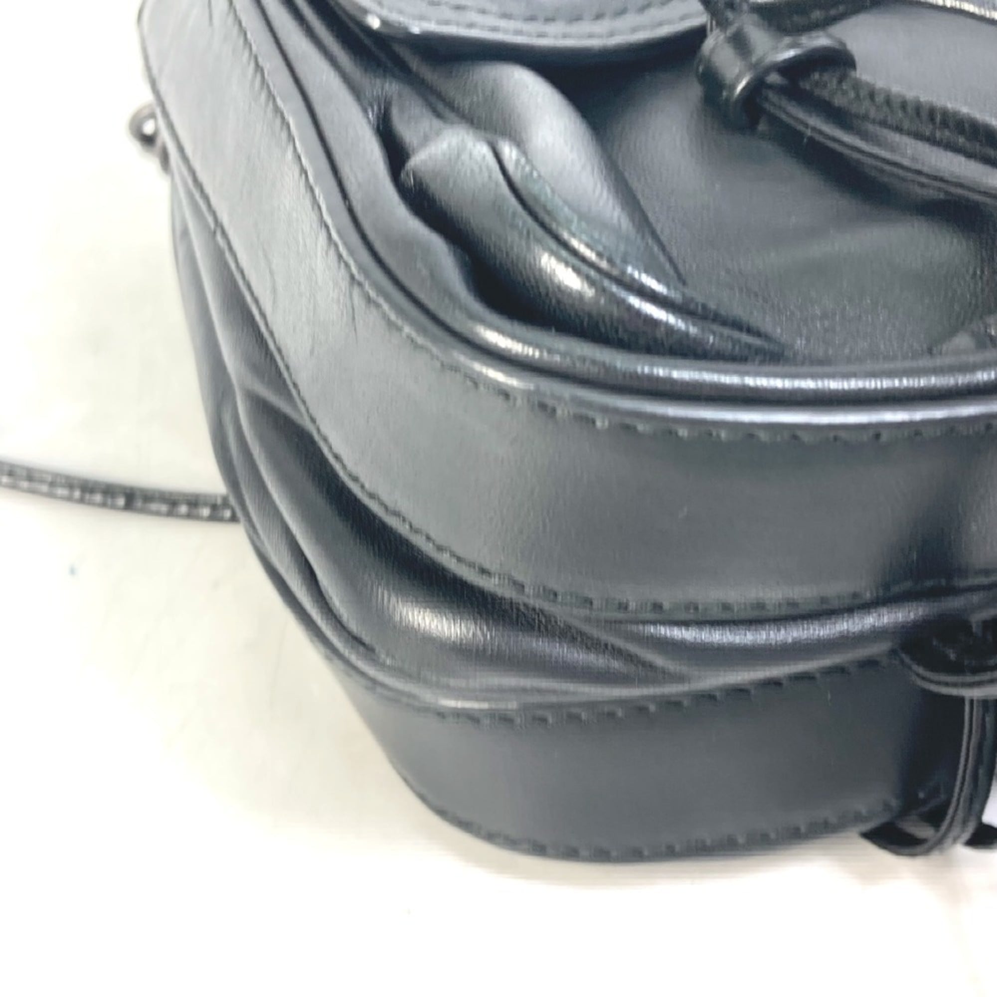 Bottega Veneta Black Intrecciato Pochette Pouch Shoulder Bag