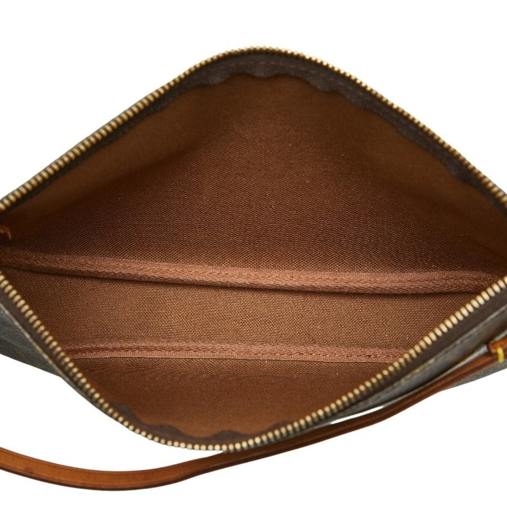 Louis Vuitton Brown Pvc Leather Handbag Pochette