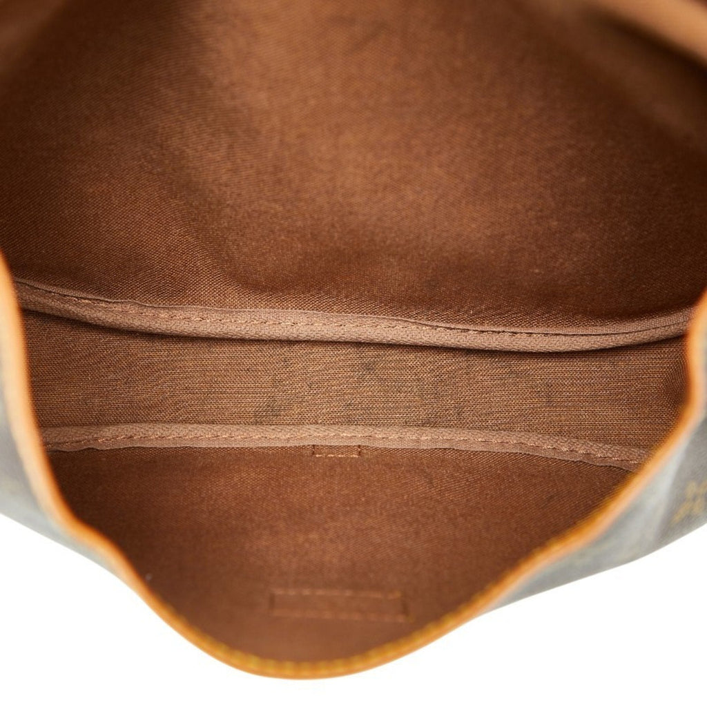 Louis Vuitton Brown Pvc Leather Shoulder Bag