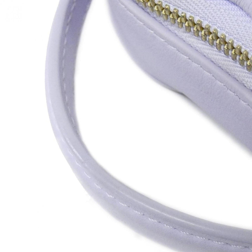 Louis Vuitton Purple Leather Pouch Shoulder Bag