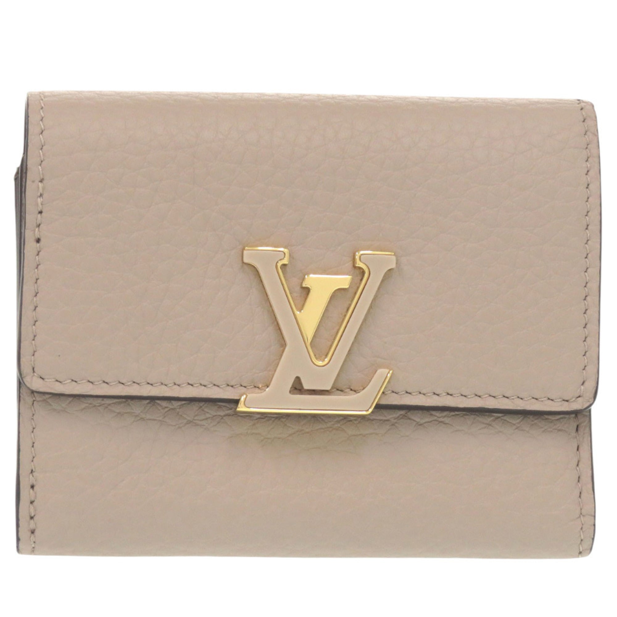 Louis Vuitton Galle Leather Wallet (Tri-Fold)