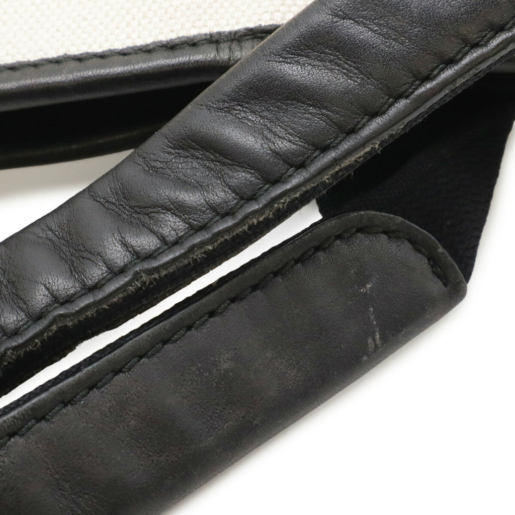 Balenciaga Black Canvas Handbag Pouch Tote