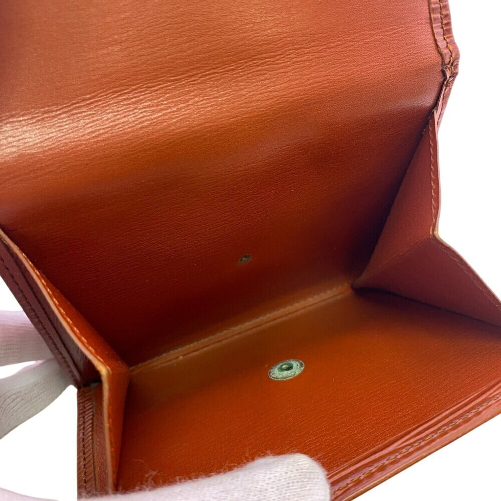 Louis Vuitton Brown Kenyan Brown Leather Wallet (Tri-Fold)
