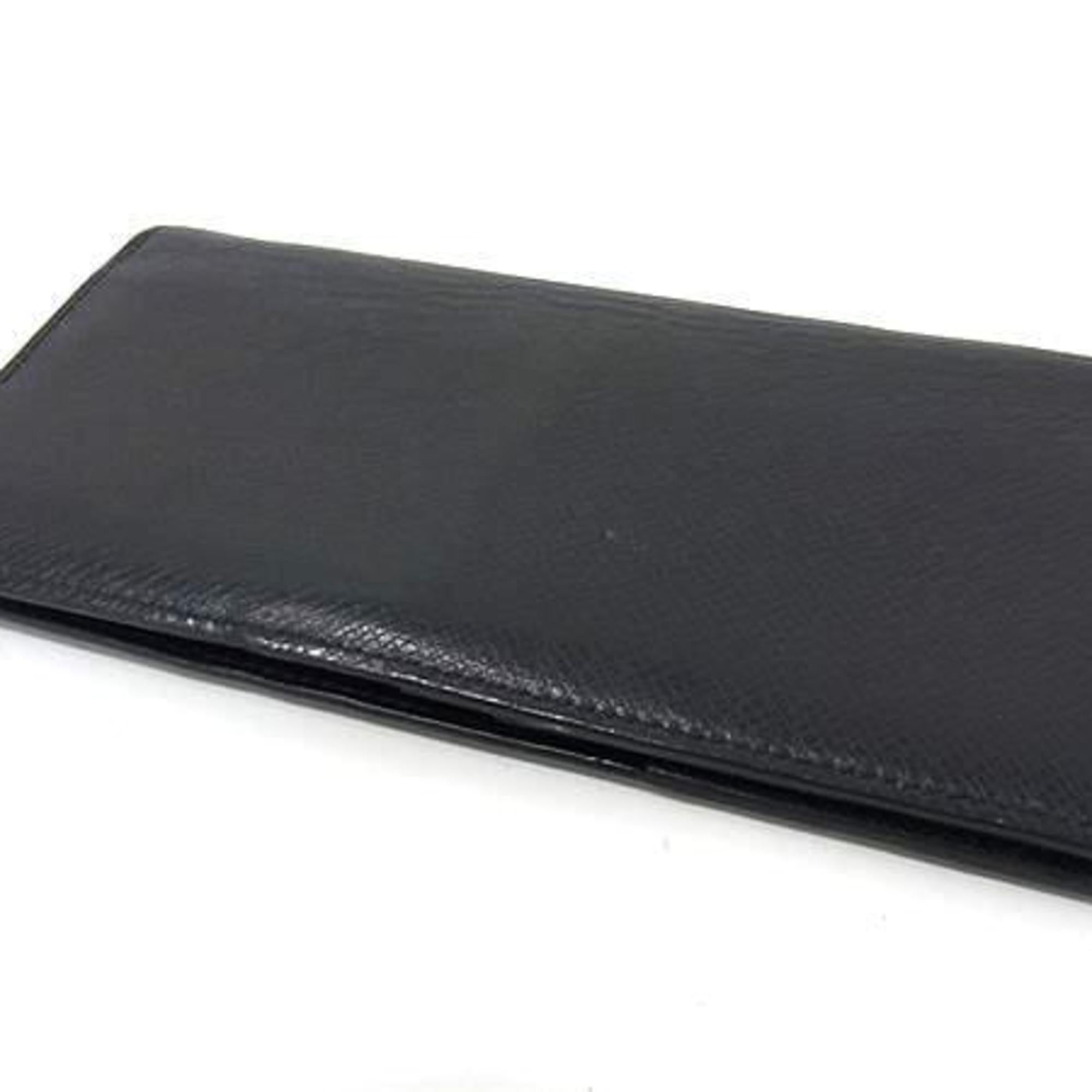 Louis Vuitton Dark Navy Taiga Leather Long Wallet