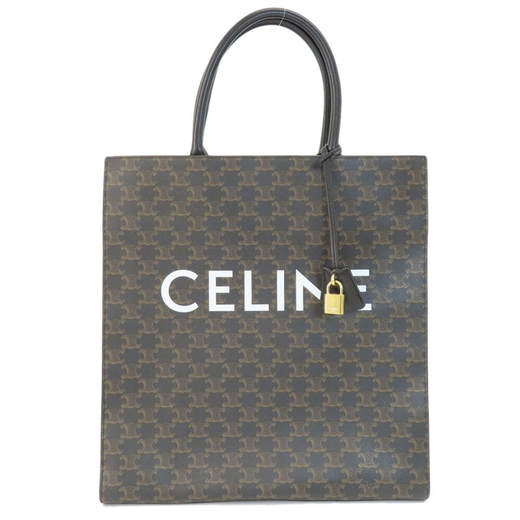 Celine Brown Pvc Tote Bag