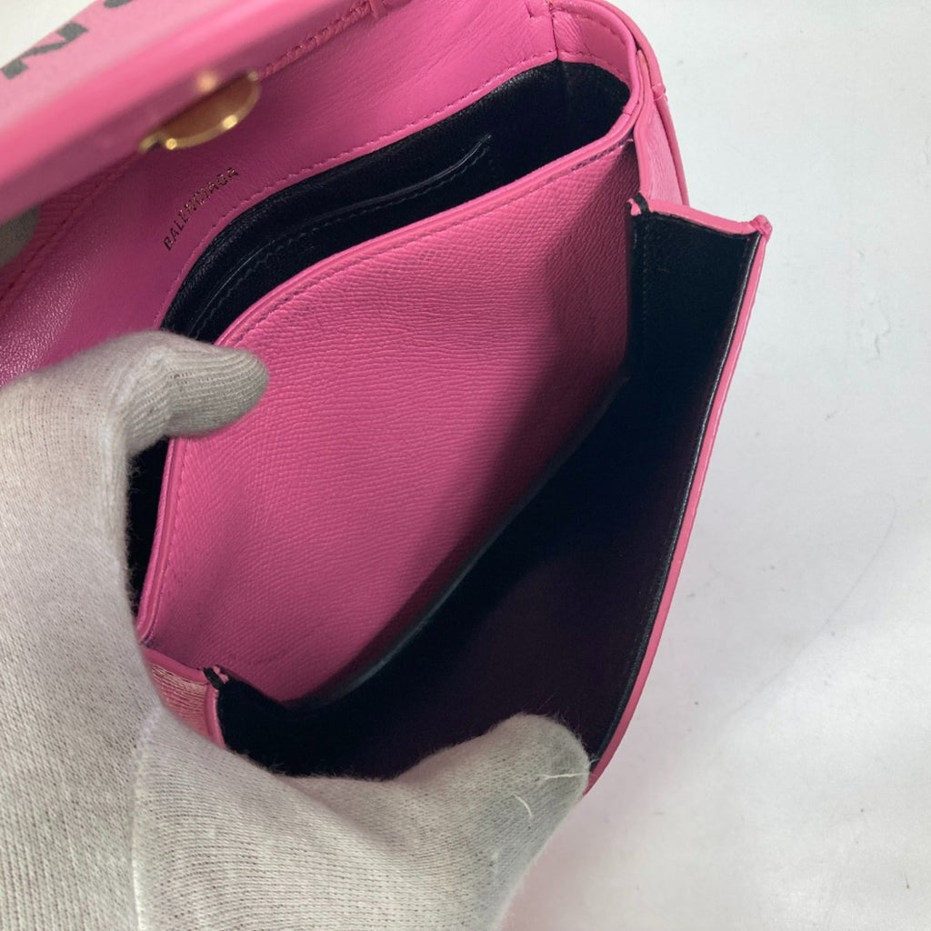 Balenciaga Pink Leather Shoulder