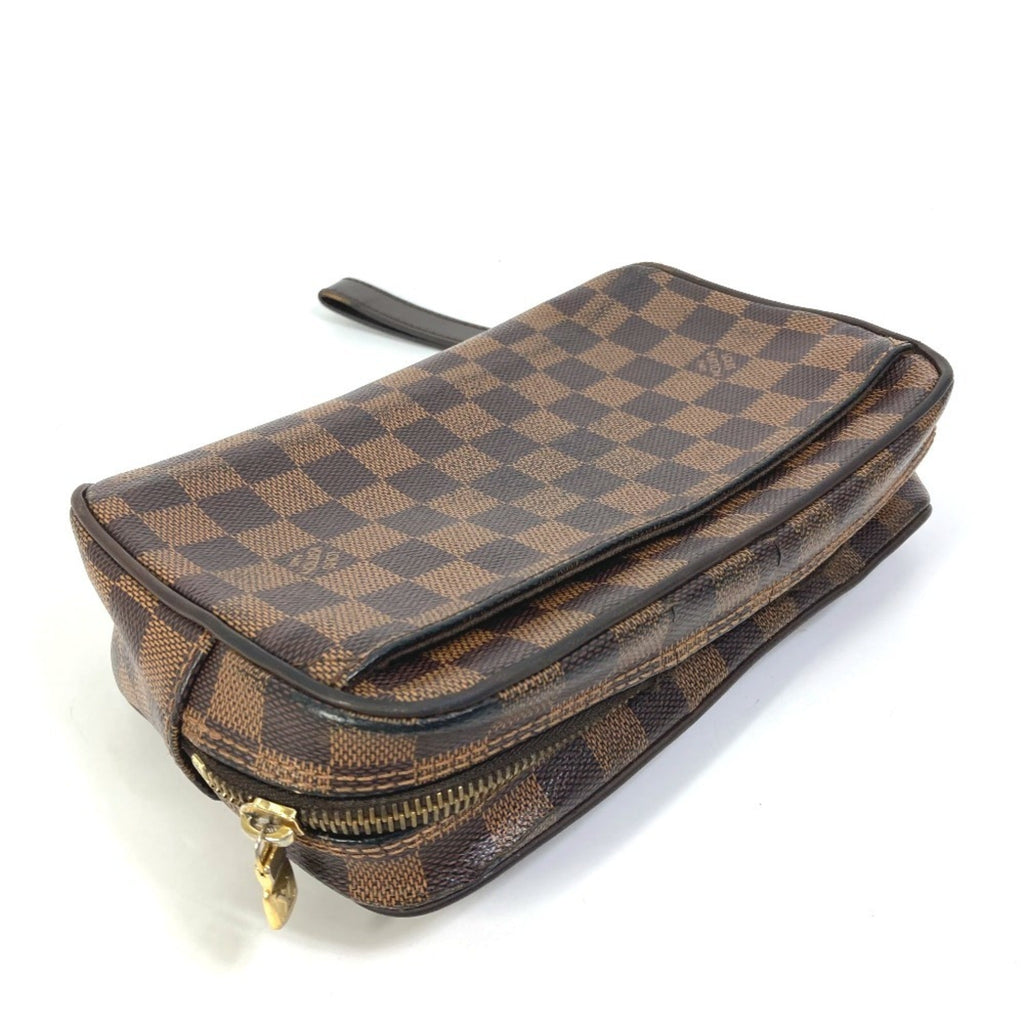 Louis Vuitton Damier Brown Ebene Damier Canvas Pochette