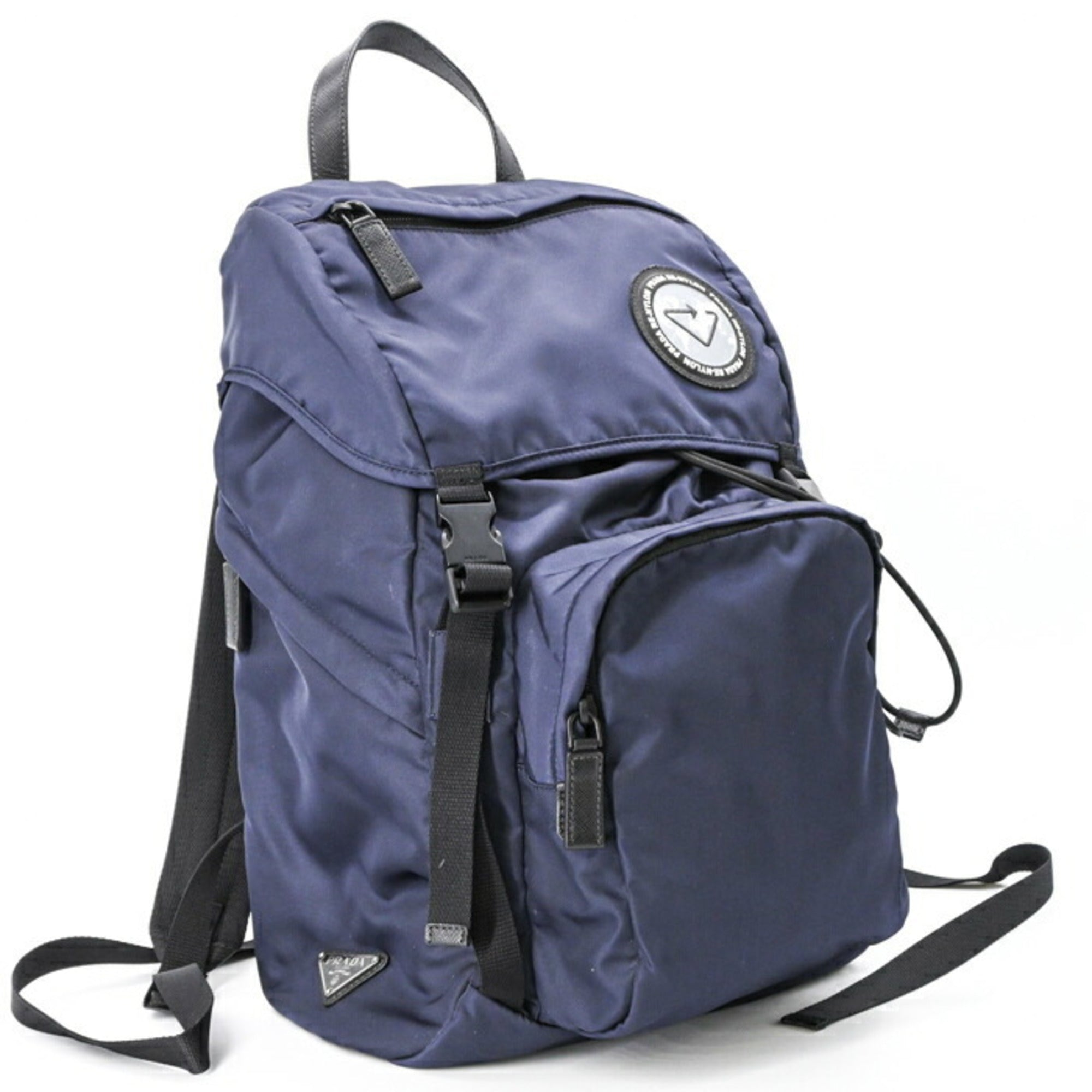 Prada Navy Nylon Backpack