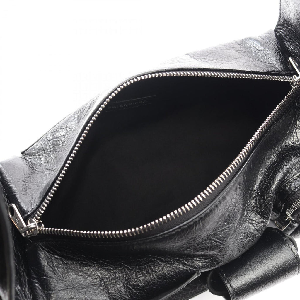 Balenciaga Black Leather Handbag Shoulder