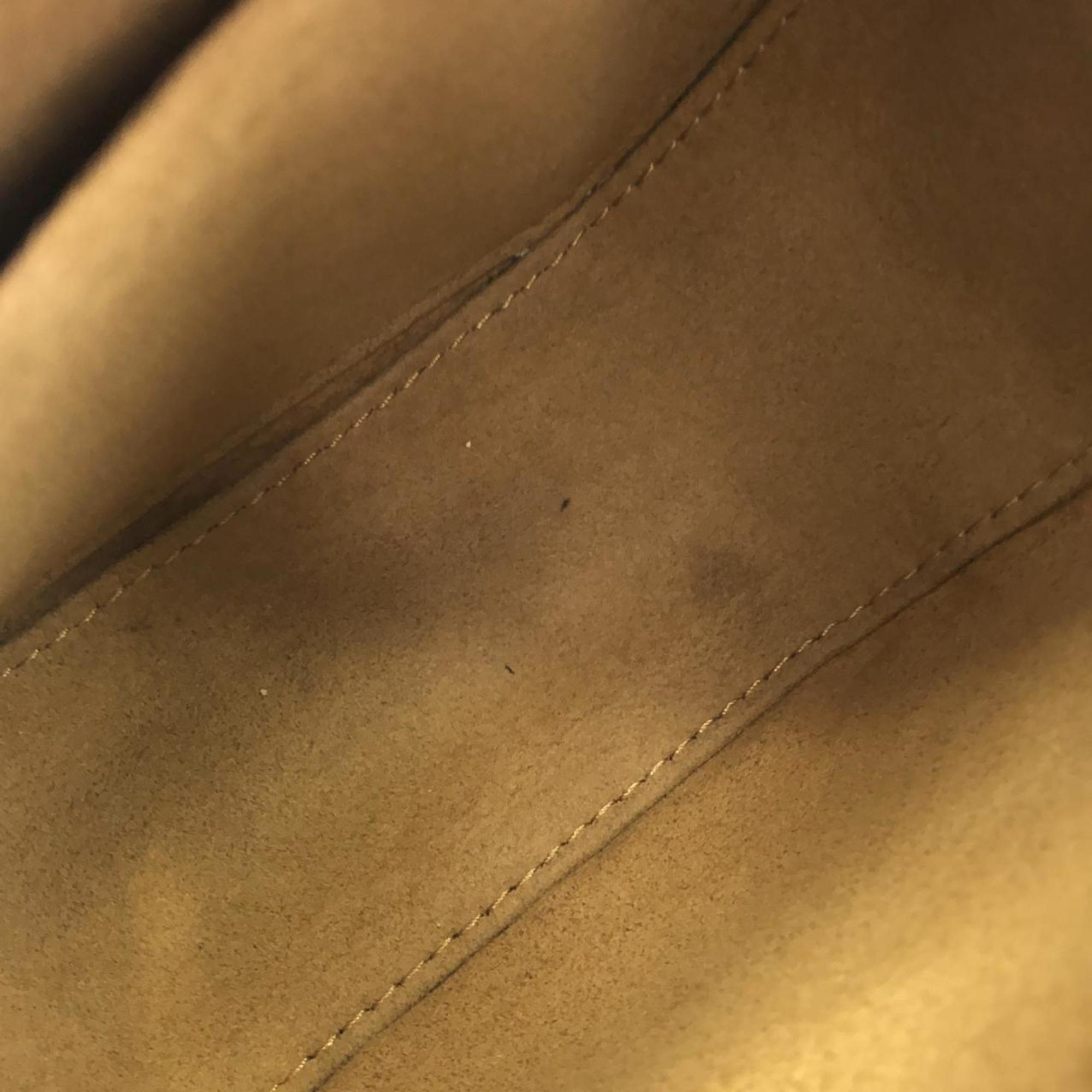 Louis Vuitton Brown Coated Canvas Shoulder Bag