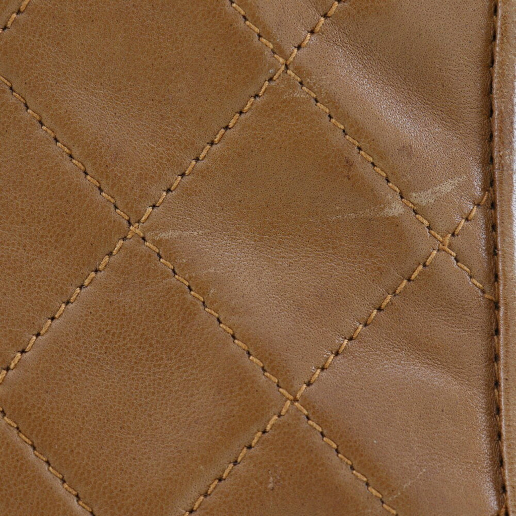 Chanel Beige Leather Handbag