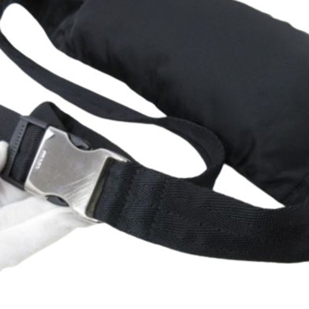 Prada Black Nylon Fanny Pack Sling Bag