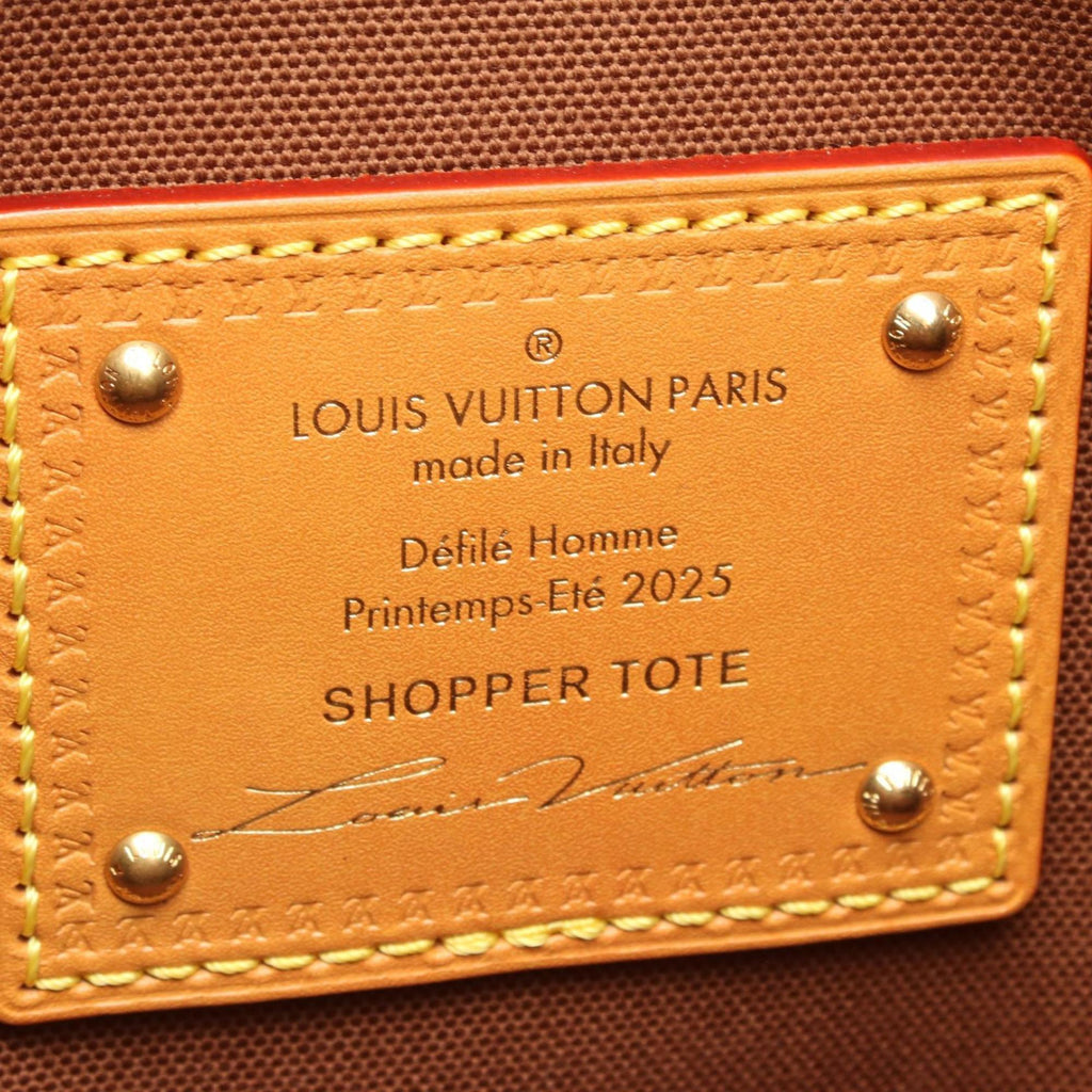 Louis Vuitton Brown Monogram Leather Tote Bag