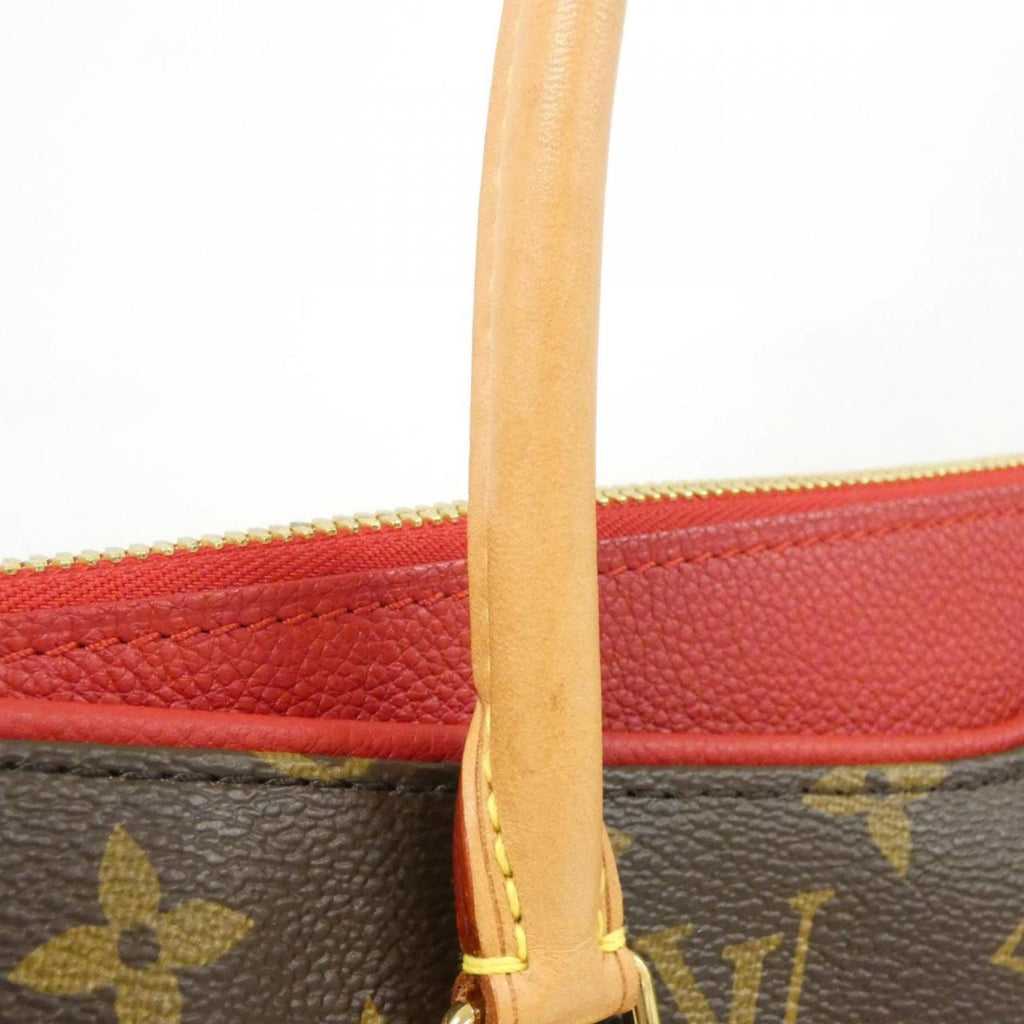 Louis Vuitton Cerise Marron Coated Canvas Handbag