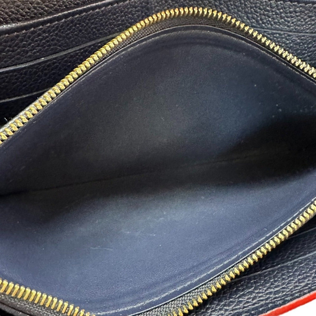Louis Vuitton Marine Rouge Monogram Empreinte Long Wallet