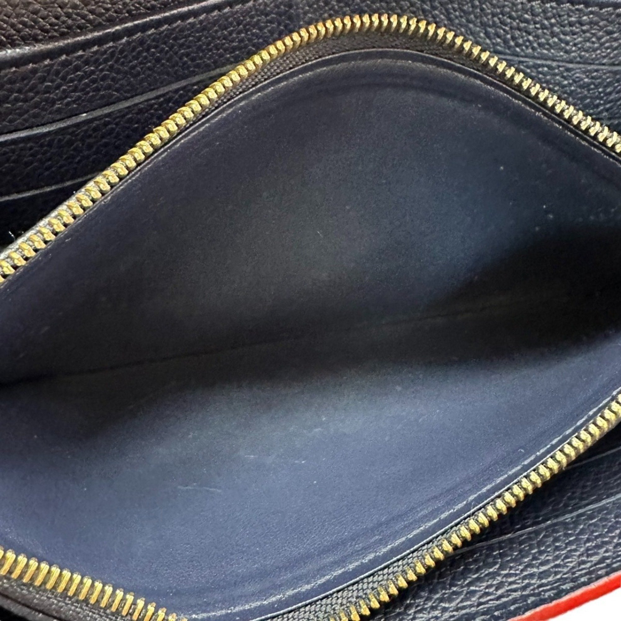 Louis Vuitton Marine Rouge Monogram Empreinte Long Wallet
