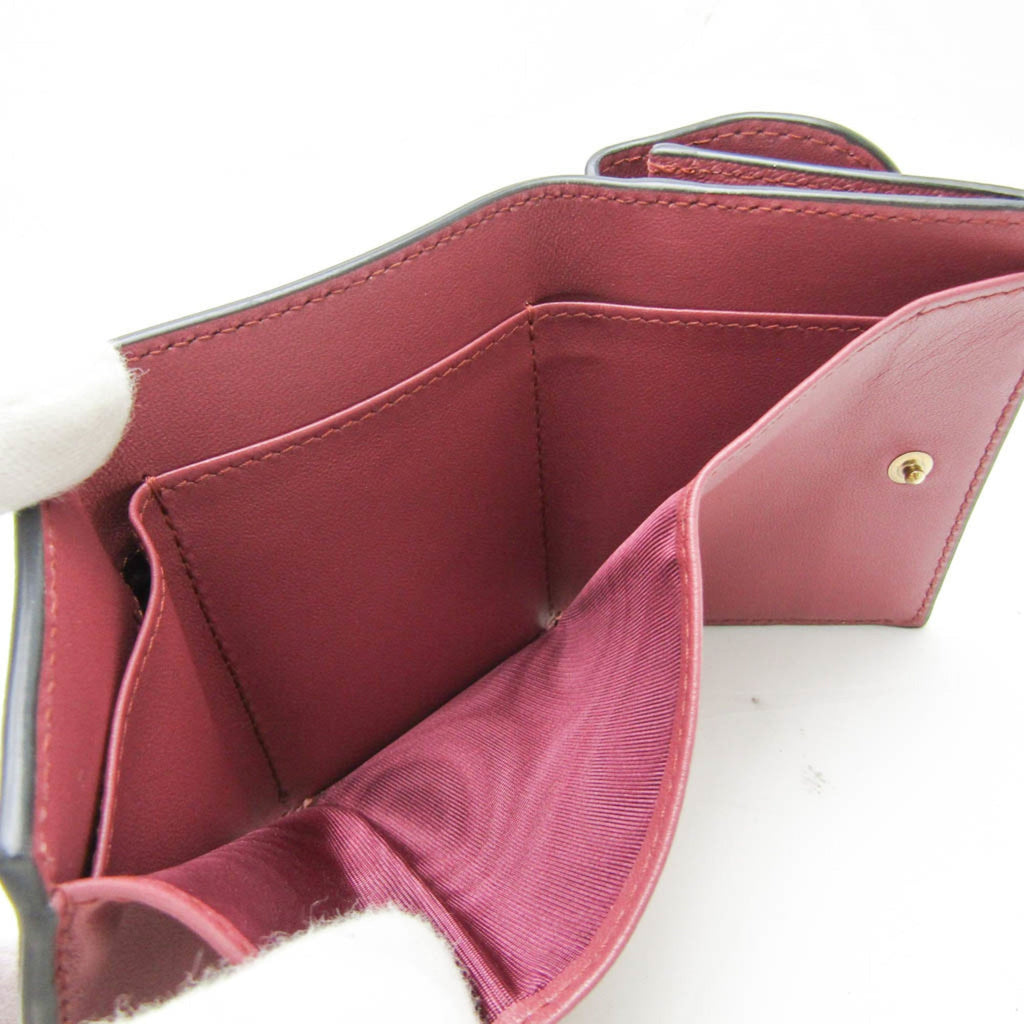 Christian Dior Dusty Pink Leather Wallet (Tri-Fold) (Pre-Owned)