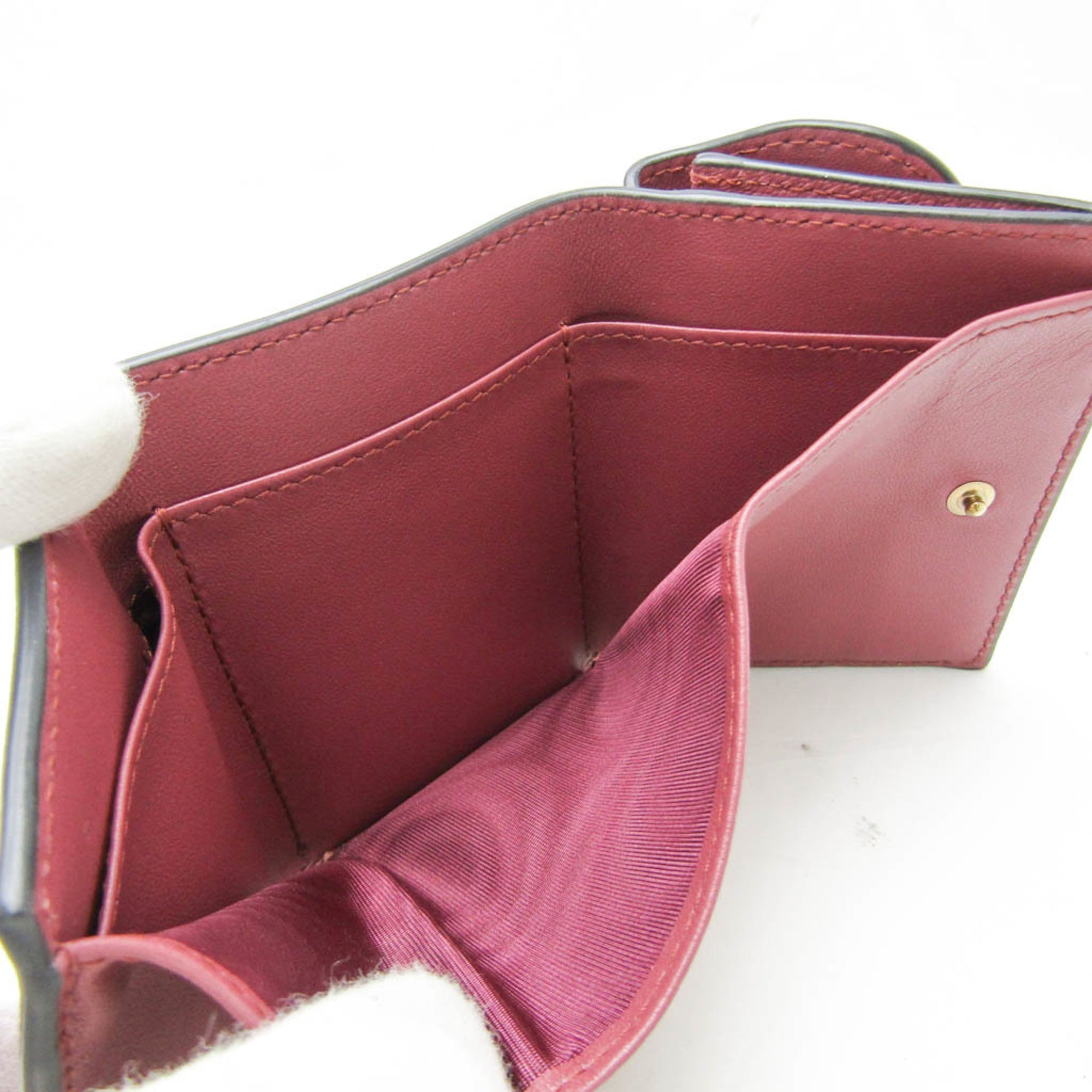Christian Dior Dusty Pink Leather Wallet (Tri-Fold) (Pre-Owned)