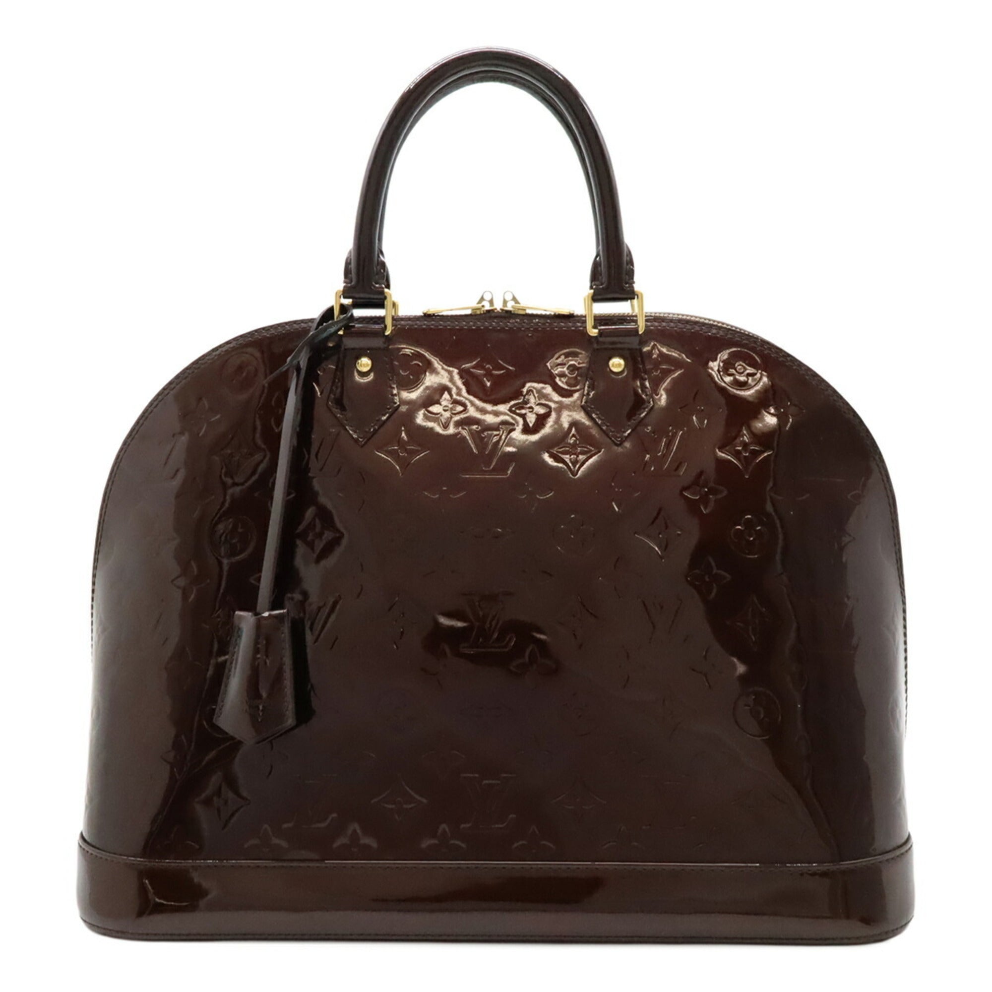 Louis Vuitton Amarante Patent Leather Handbag