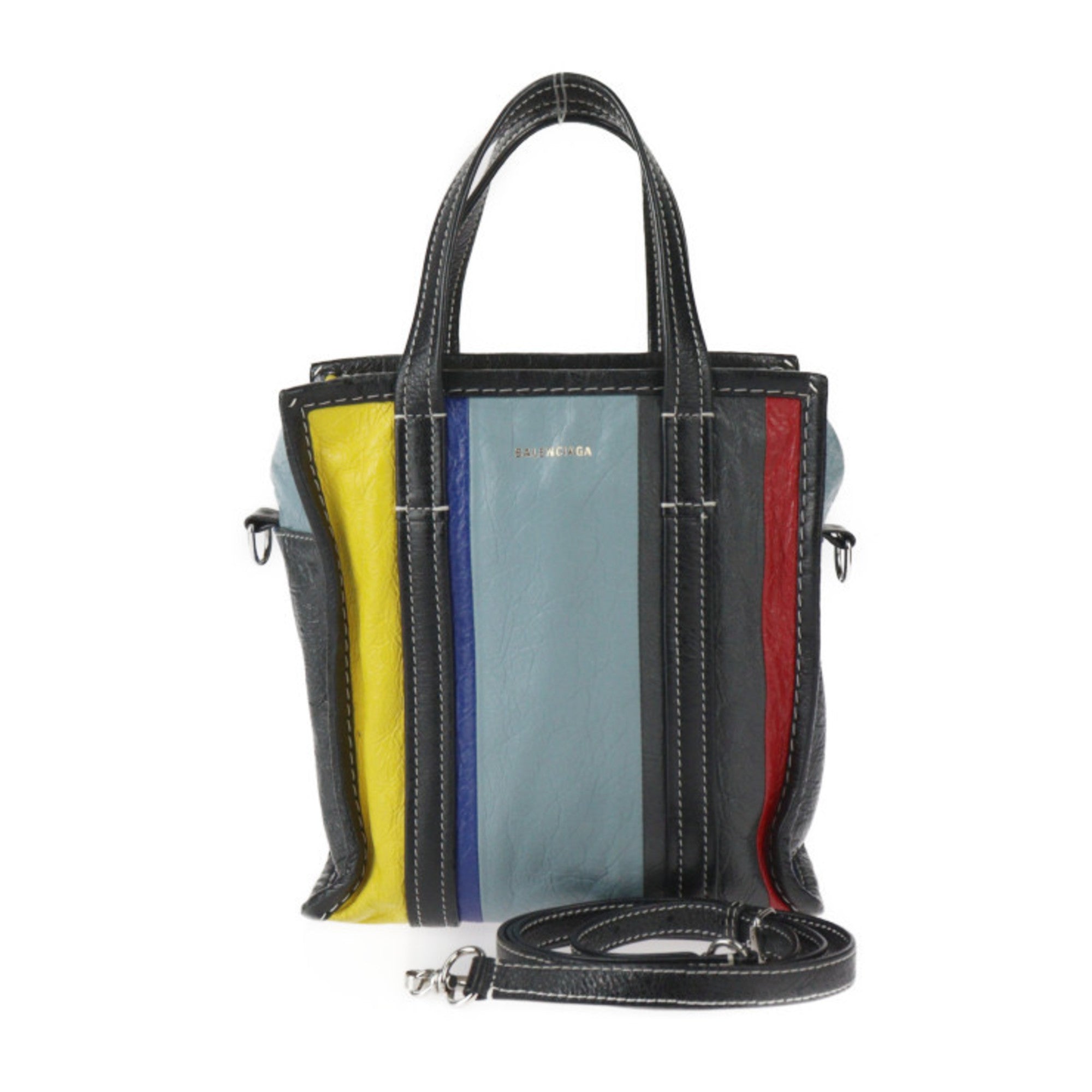 Balenciaga Multi-Color Leather Handbag Shoulder Bag Tote