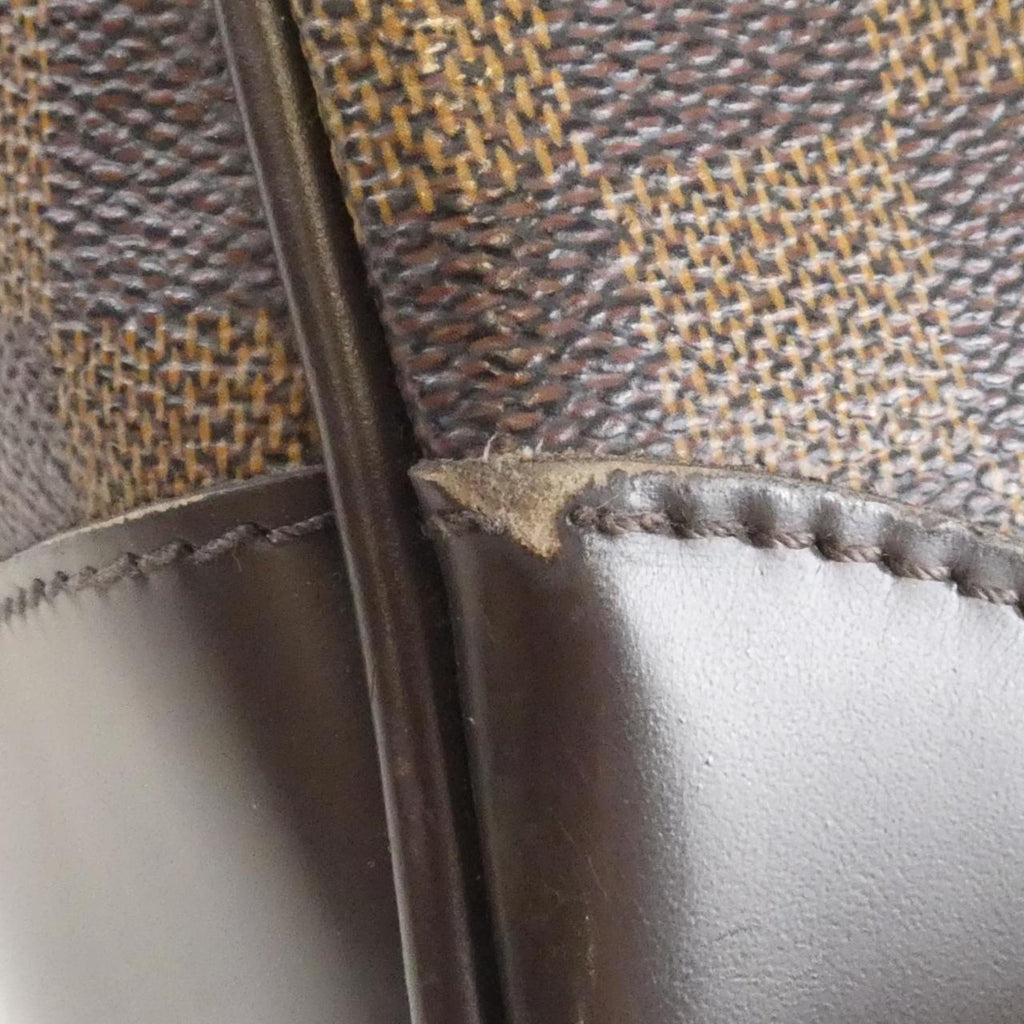 Louis Vuitton Brown Coated Canvas Handbag