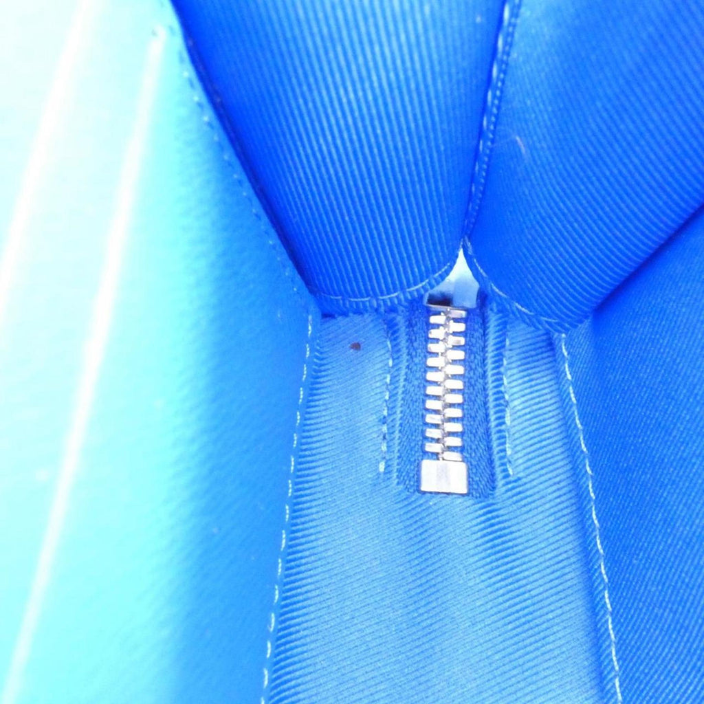 Louis Vuitton Blue Coated Canvas Shoulder Bag