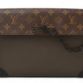 Louis Vuitton Brown Khaki Pvc Clutch Bag Pochette