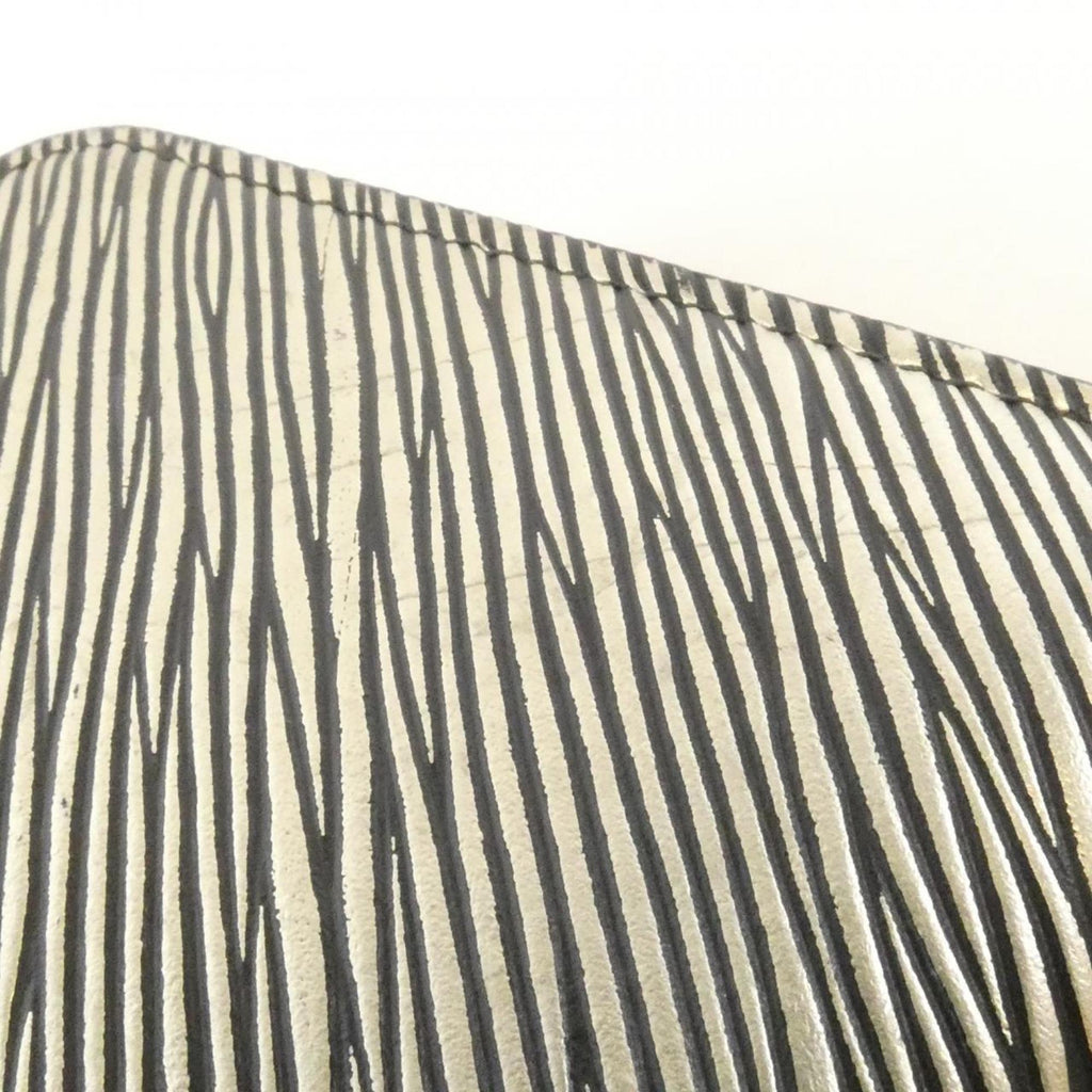 Louis Vuitton Silver Leather Long Wallet