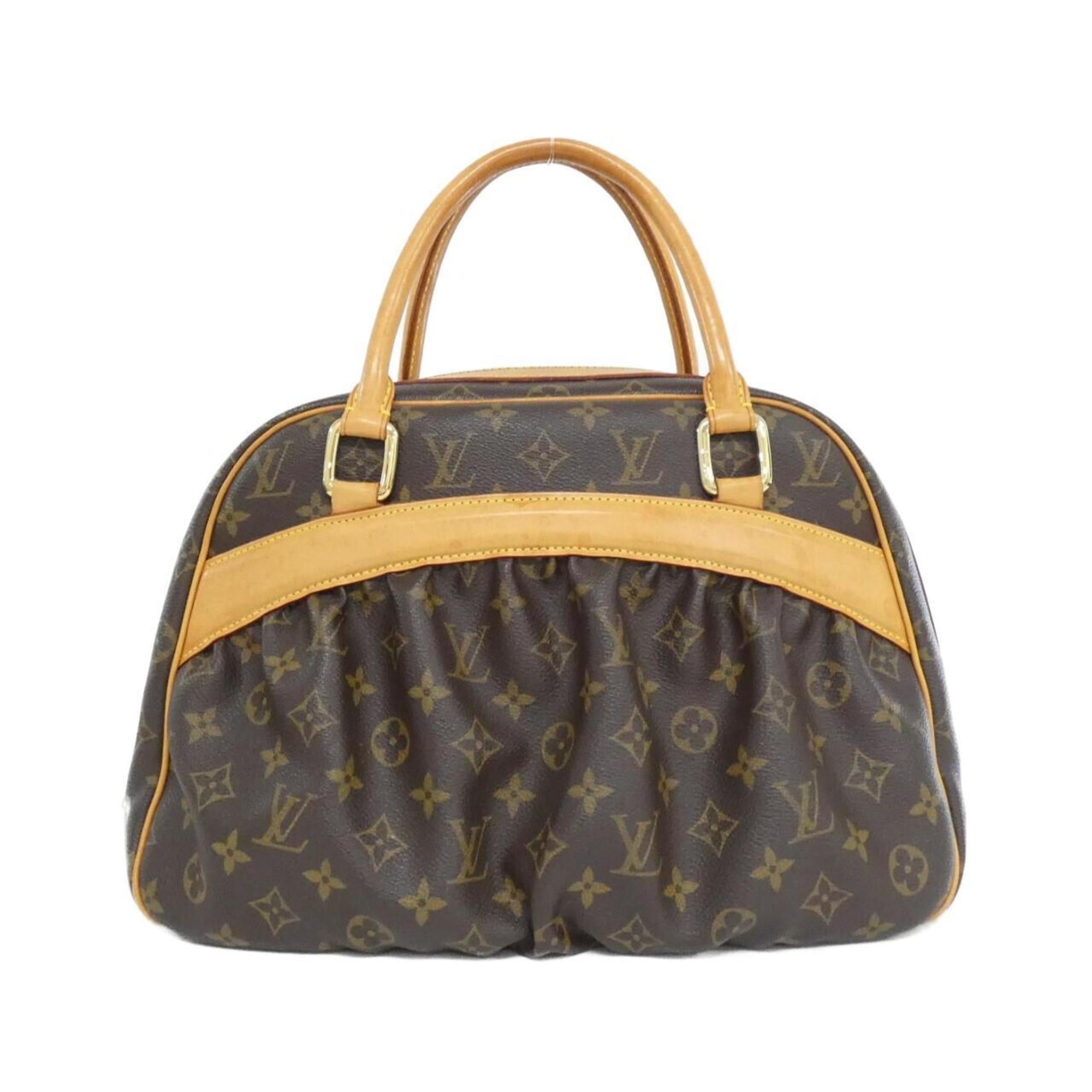 Louis Vuitton Marron Coated Canvas Handbag