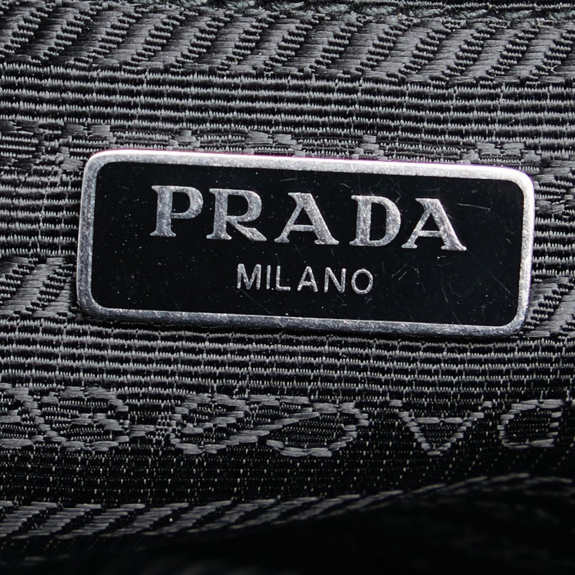 Prada Black Nylon Pouch