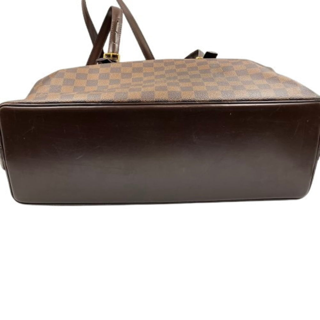 Louis Vuitton Brown Damier Canvas Pvc Tote Bag