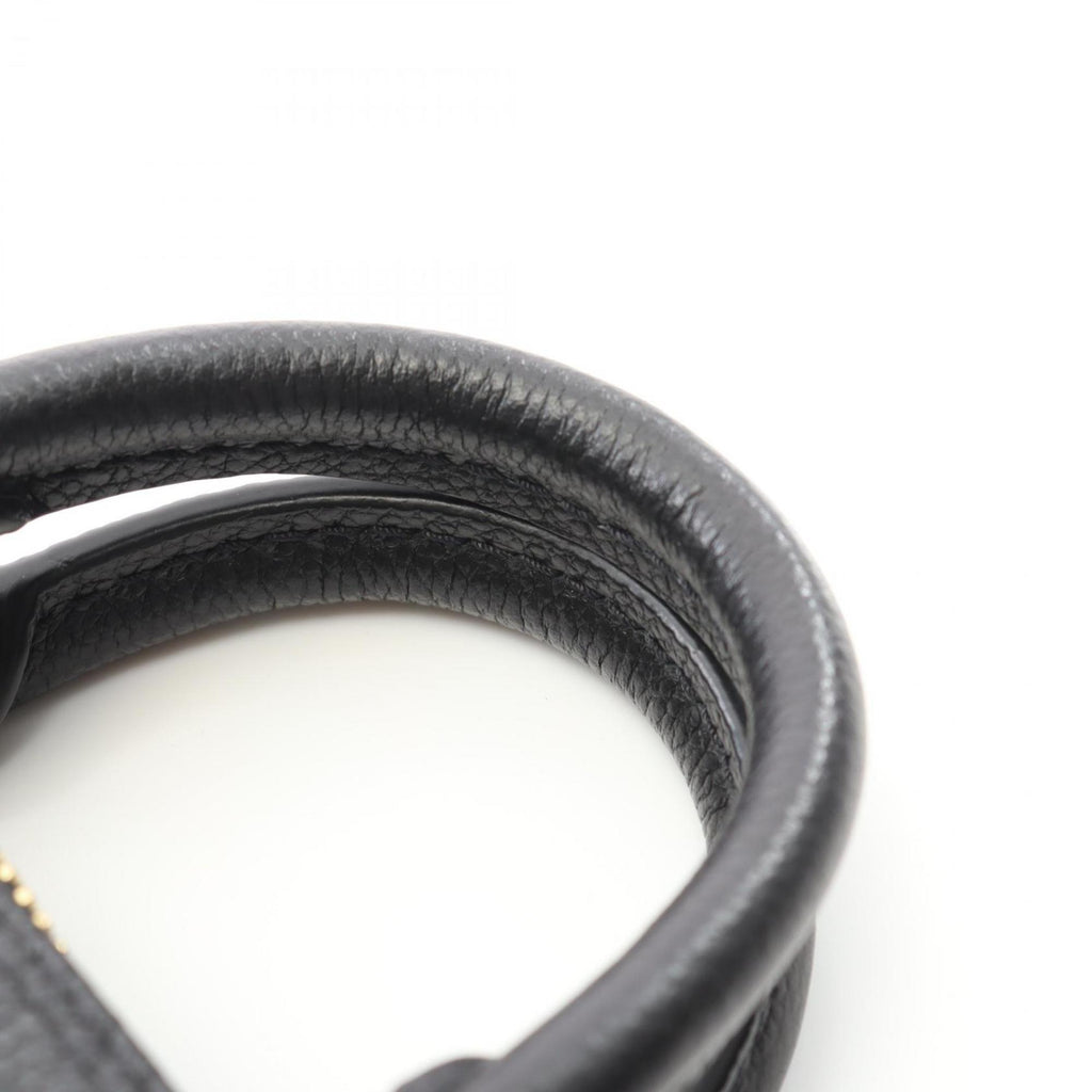 Louis Vuitton Black Leather Handbag