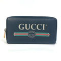 Gucci Black Leather Long Wallet (Bi-Fold) (Pre-Owned)