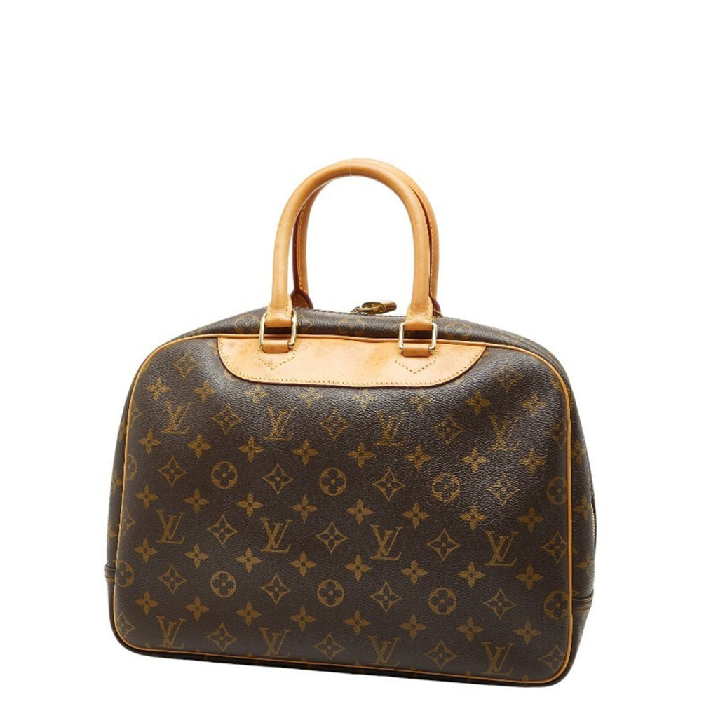 Louis Vuitton Brown Pvc Leather Handbag
