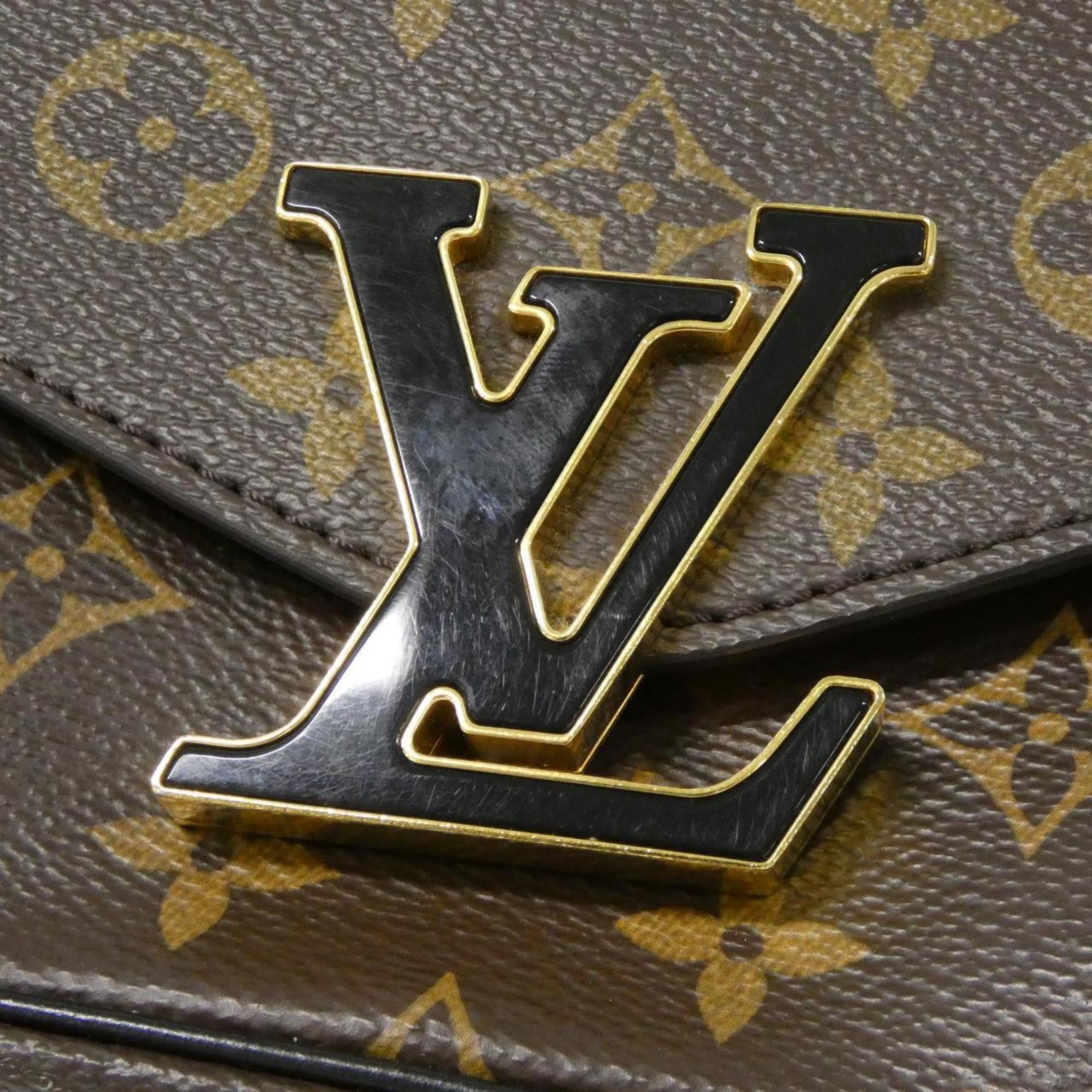 Louis Vuitton Marron Coated Canvas Shoulder Bag