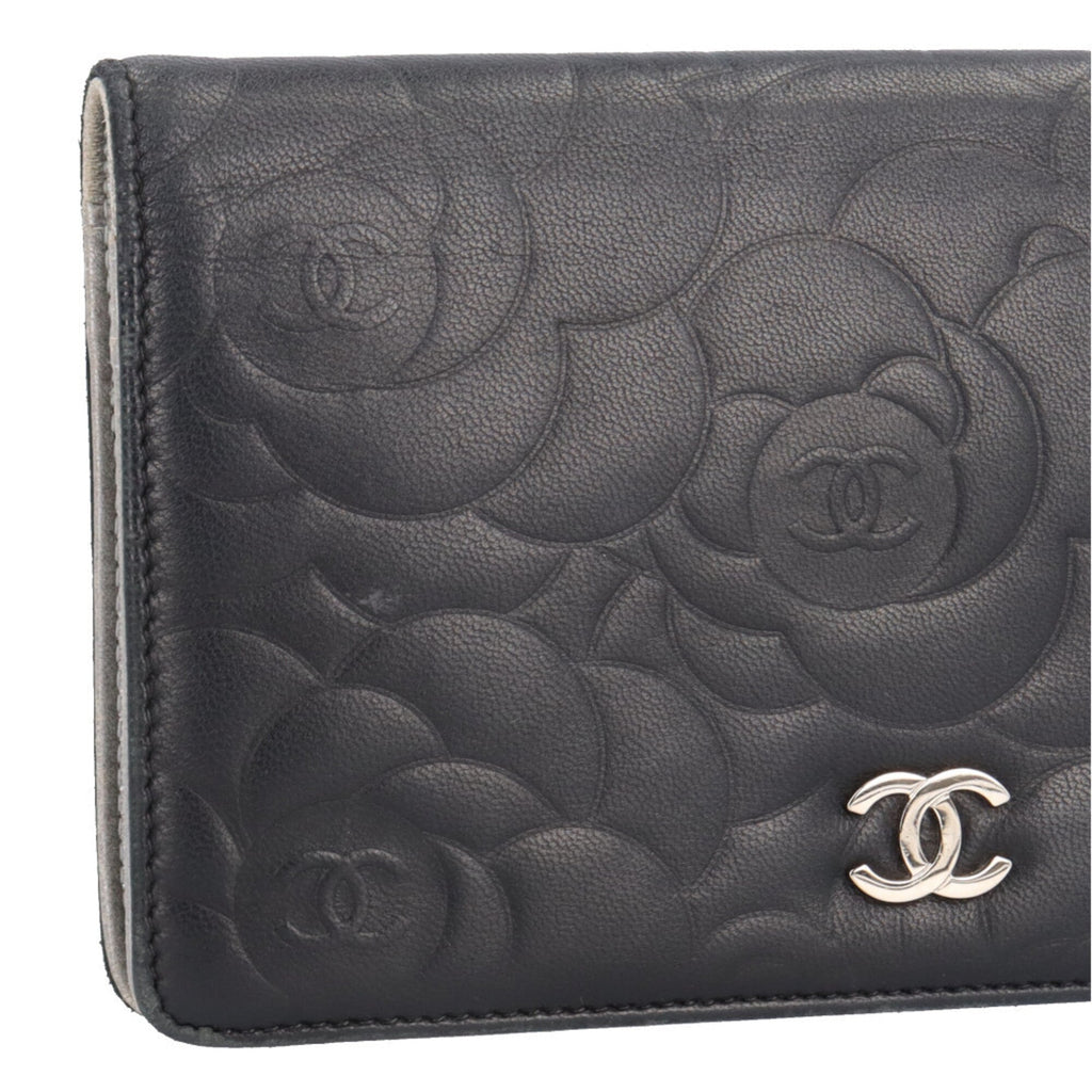 Chanel Black Leather Wallet (Bi-Fold)
