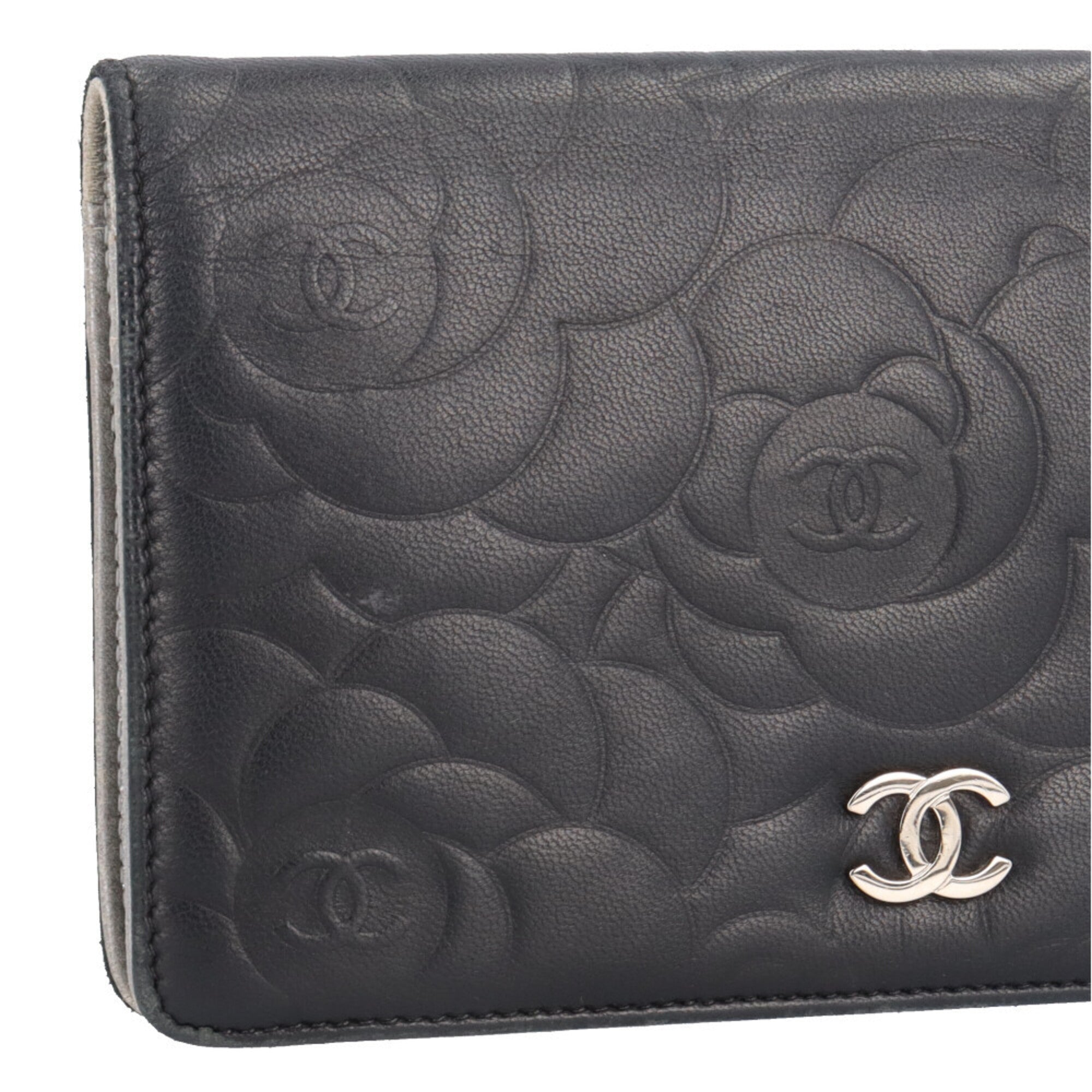 Chanel Black Leather Wallet (Bi-Fold)