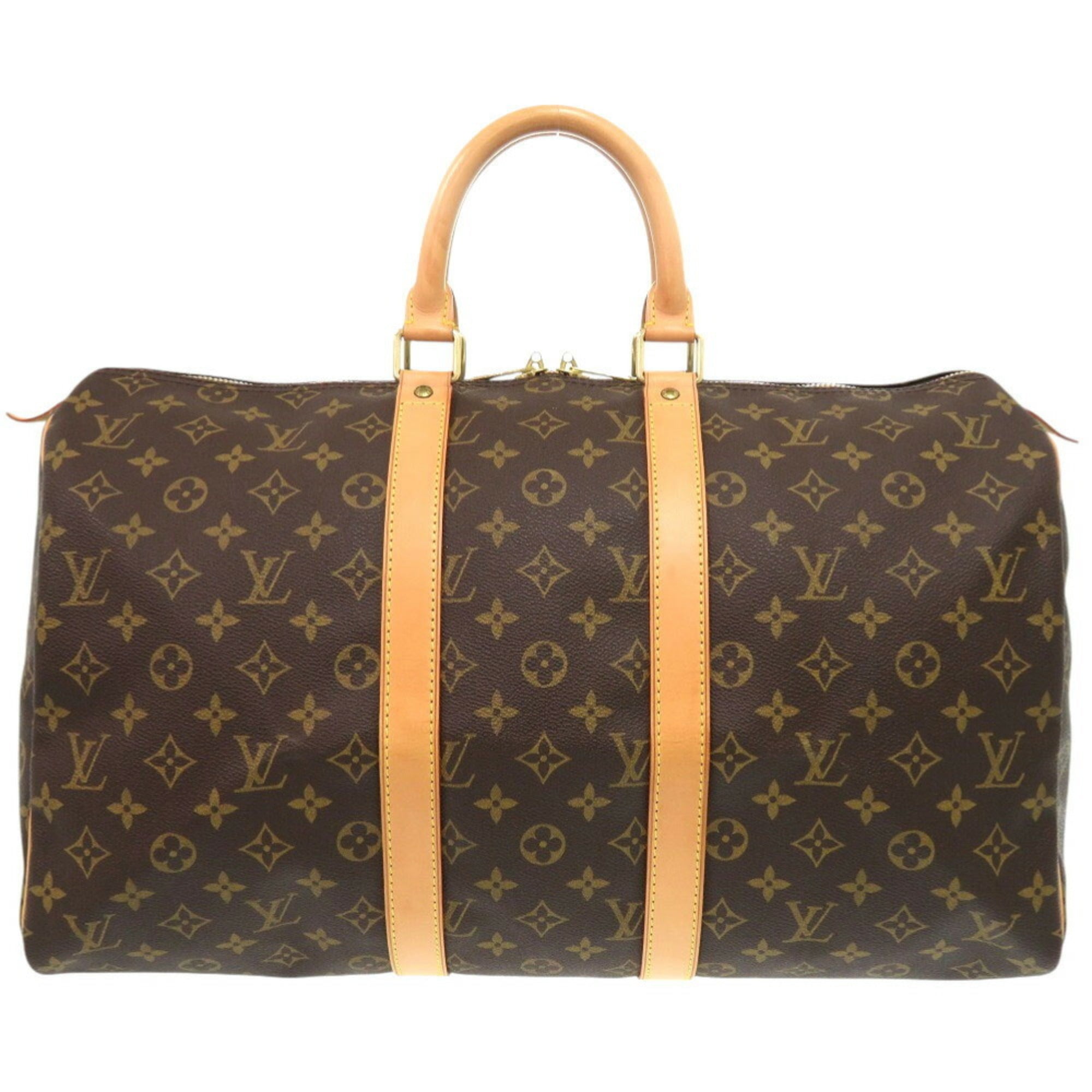 Louis Vuitton Brown Monogram Boston Bag