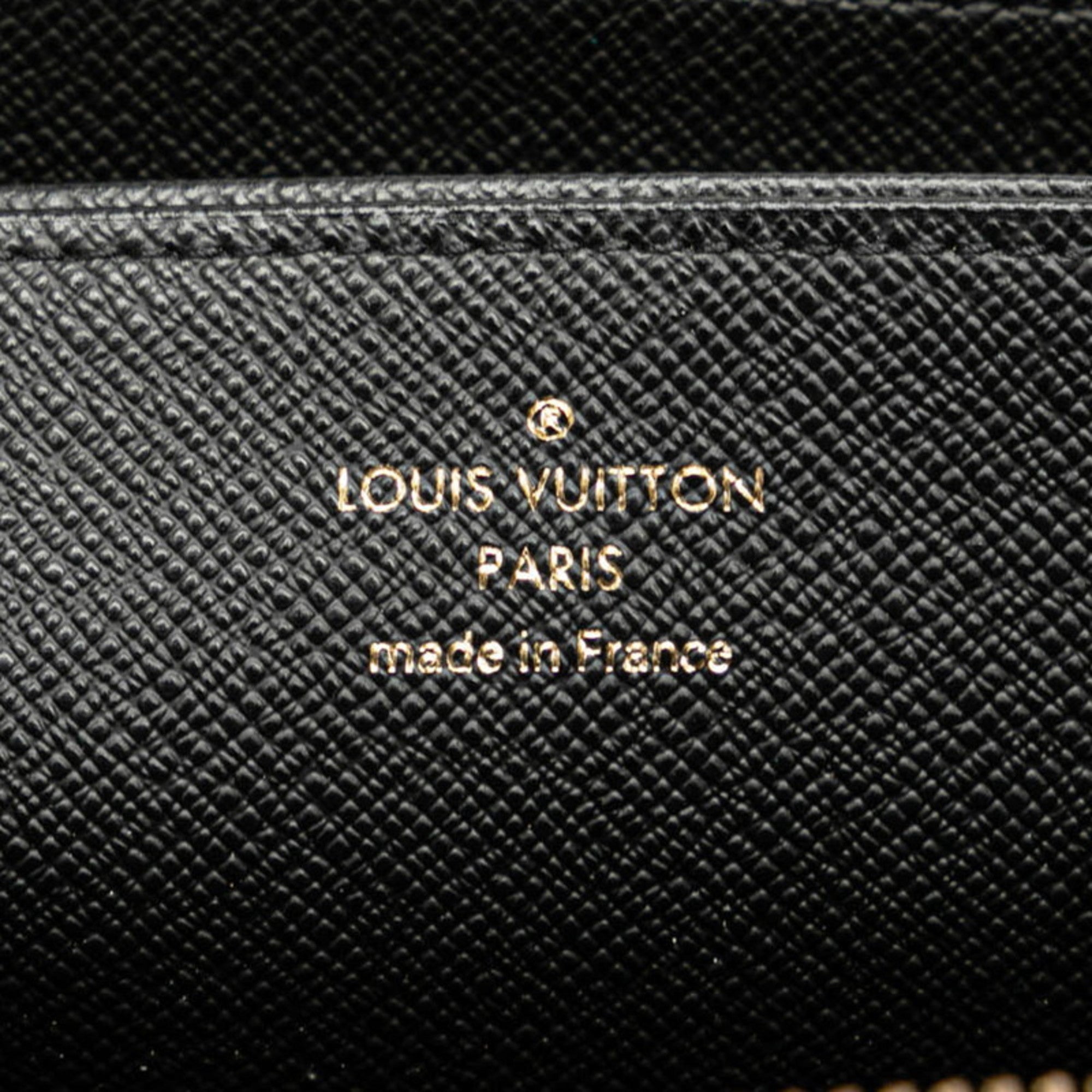 Louis Vuitton Brown Pvc Leather Long Wallet