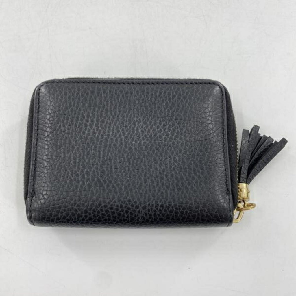 Gucci Black Leather Coin Purse/Coin Case (Pre-Owned)