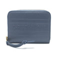 Christian Dior Blue Leather Coin Purse/Coin Case (Pre-Owned)